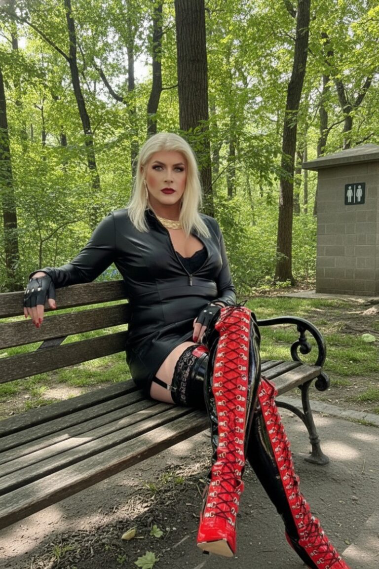 Sex mit Sklave im STadtpark